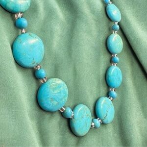 Blue Jadeite Necklace (18”)